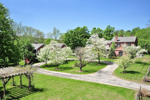 794 Main St, Somers, CT 06071 - view of home's community featuring a lawn and driveway