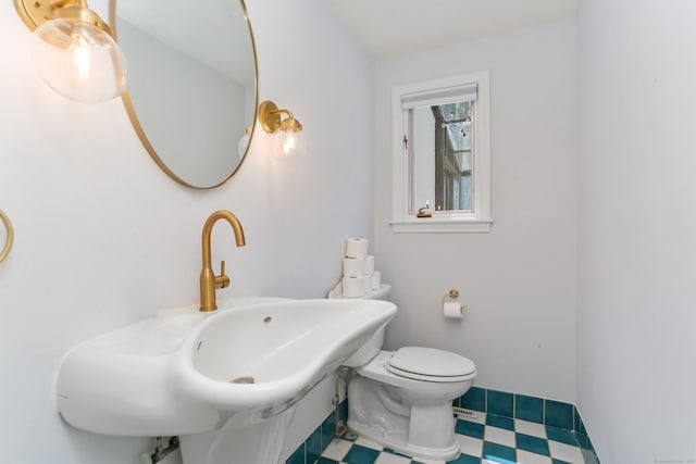 5 Tall Oaks Rd, Wilton, CT 06897 - bathroom with tile patterned floors and a sink