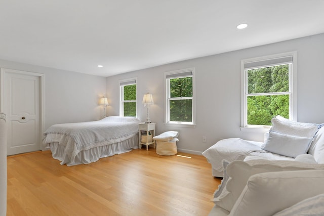 5 Tall Oaks Rd, Wilton, CT 06897 - bedroom with light wood-style flooring and recessed lighting