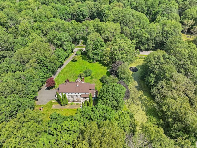 5 Tall Oaks Rd, Wilton, CT 06897 - view of subject property with a forest