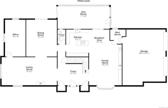 5 Tall Oaks Rd, Wilton, CT 06897 - view of property floor plan