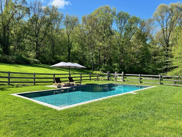 view of pool
