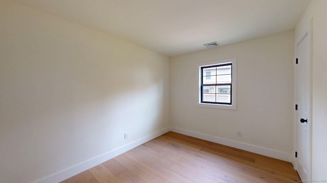 101 Parade Hill Rd, New Canaan, CT 06840 - unfurnished room featuring visible vents, baseboards, and light wood finished floors