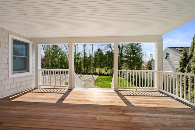 56-58 E Main St, Stonington, CT 06355 - view of wooden terrace