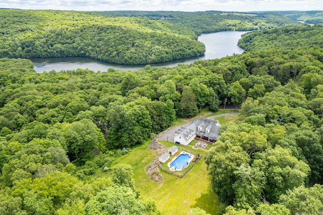 40 Old Bridge Rd, Brookfield, CT 06804 - drone / aerial view with a view of trees and a water view