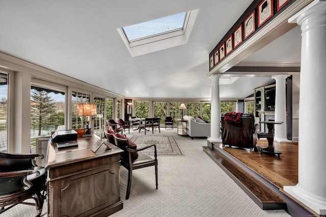 77 Eastfield Rd, Waterbury, CT 06708 - sunroom with a skylight