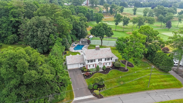 77 Eastfield Rd, Waterbury, CT 06708 - drone / aerial view featuring golf course view