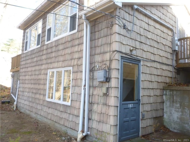 view of side of property