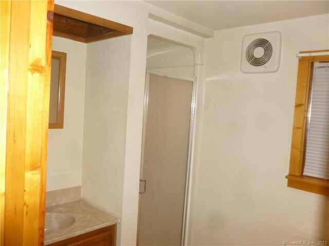 197 Lee Farm Dr, Southbury, CT 06488 - full bathroom featuring a shower stall and vanity