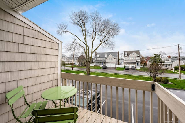 199 Gregory Blvd Apt F1, Norwalk, CT 06855 - deck featuring a residential view