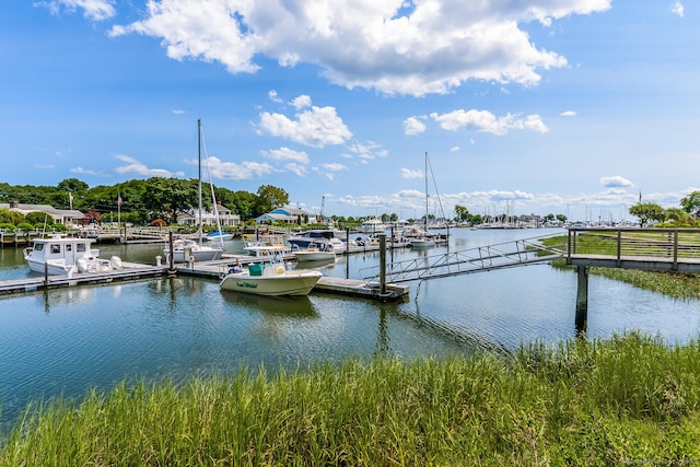 199 Gregory Blvd Apt F1, Norwalk, CT 06855 - dock featuring a water view