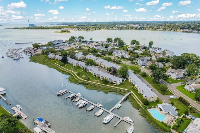 199 Gregory Blvd Apt F1, Norwalk, CT 06855 - drone / aerial view of a nearby body of water