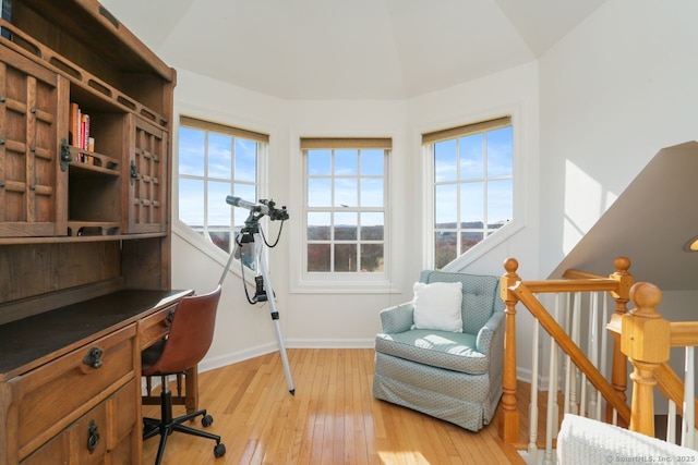 7 Long Meadow Ln, Redding, CT 06896 - home office featuring baseboards and light wood-style floors