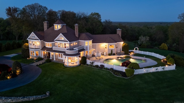 7 Long Meadow Ln, Redding, CT 06896 - birds eye view of property with a forest view