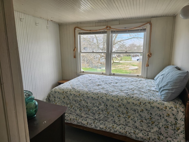 bedroom featuring multiple windows