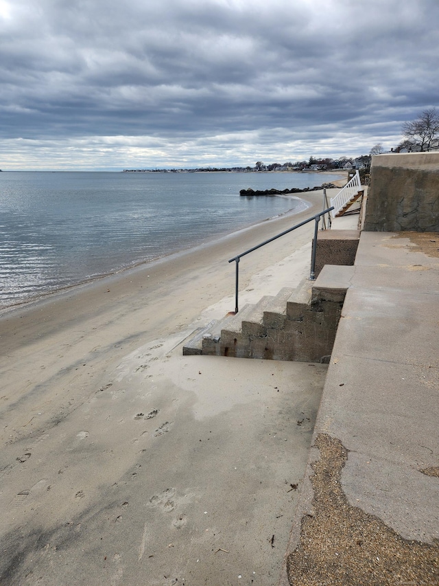water view with a beach view