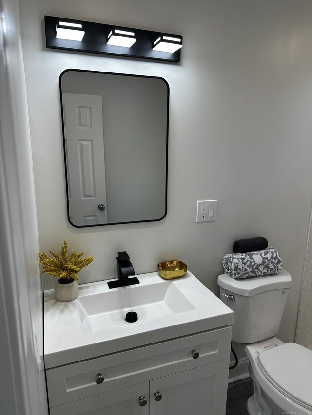 384 Sylvan Ave, Waterbury, CT 06706 - bathroom with vanity and toilet