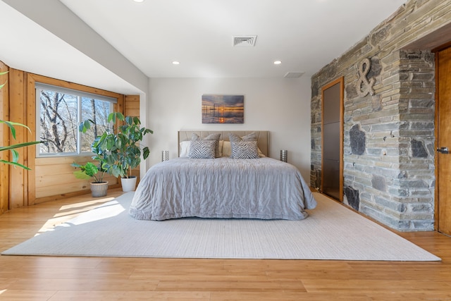 46 Wallace Rd, Branford, CT 06405 - bedroom featuring wood finished floors and recessed lighting