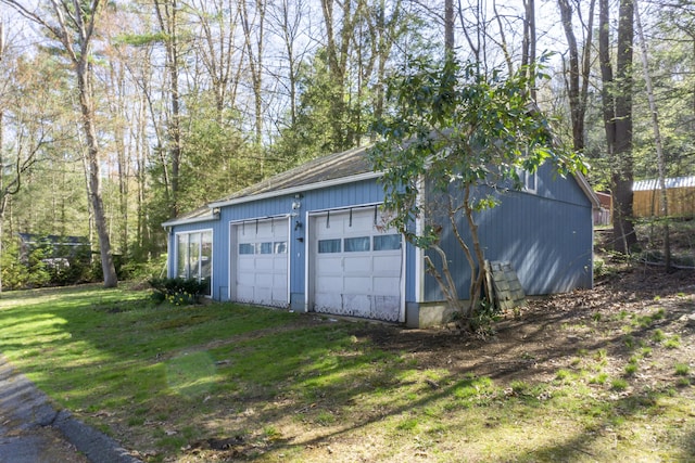 56 Laurel Hill Dr, Woodstock, CT 06282 - view of detached garage