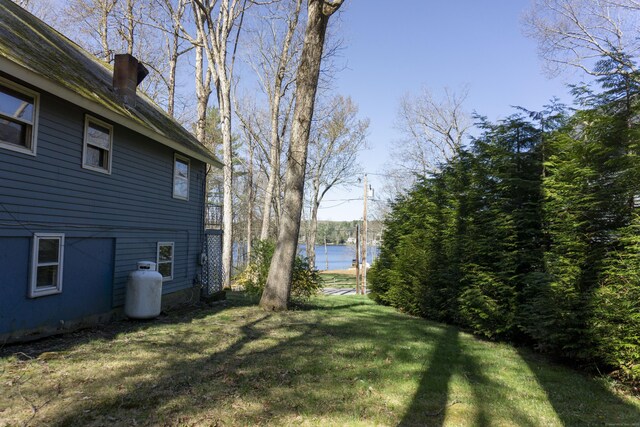 56 Laurel Hill Dr, Woodstock, CT 06282 - view of grassy yard with a water view