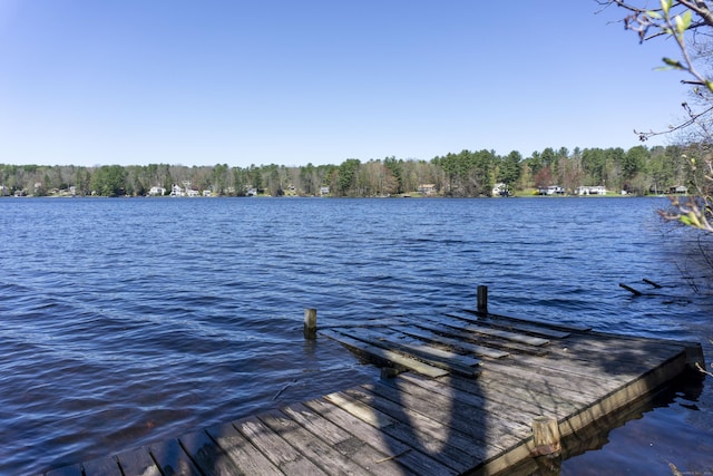 56 Laurel Hill Dr, Woodstock, CT 06282 - dock with a water view and a wooded view