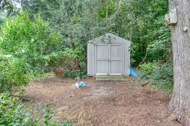 18 Black Birch Rd, Plainville, CT 06062 - view of shed with a view of trees