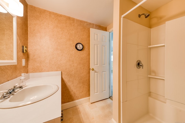 18 Black Birch Rd, Plainville, CT 06062 - bathroom with a stall shower and vanity
