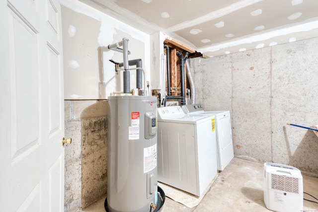 18 Black Birch Rd, Plainville, CT 06062 - utility room with water heater and washing machine and dryer