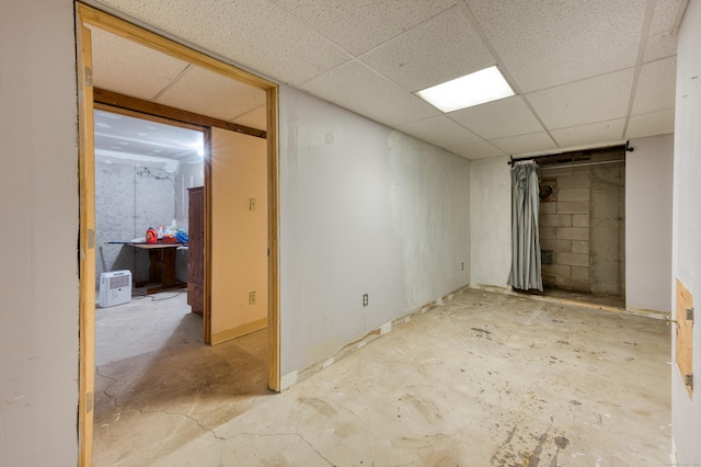 18 Black Birch Rd, Plainville, CT 06062 - empty room with a drop ceiling