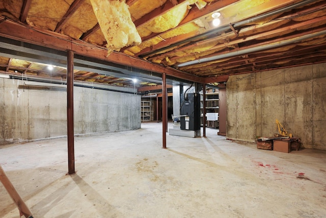1069 Black Rock Tpke, Easton, CT 06612 - unfinished basement with heating unit