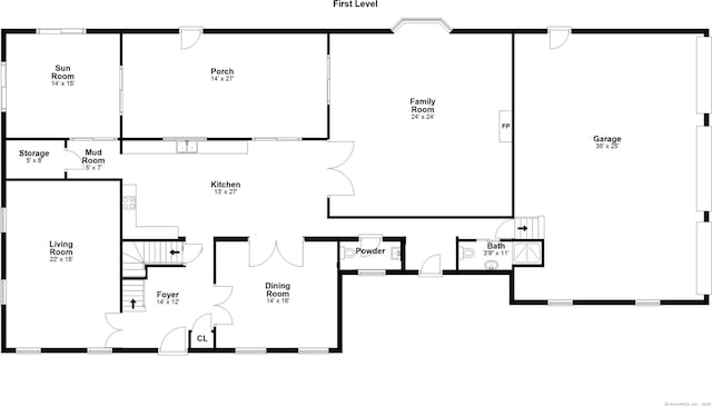 1069 Black Rock Tpke, Easton, CT 06612 - floor plan