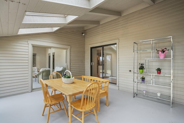 1069 Black Rock Tpke, Easton, CT 06612 - view of patio featuring outdoor dining area