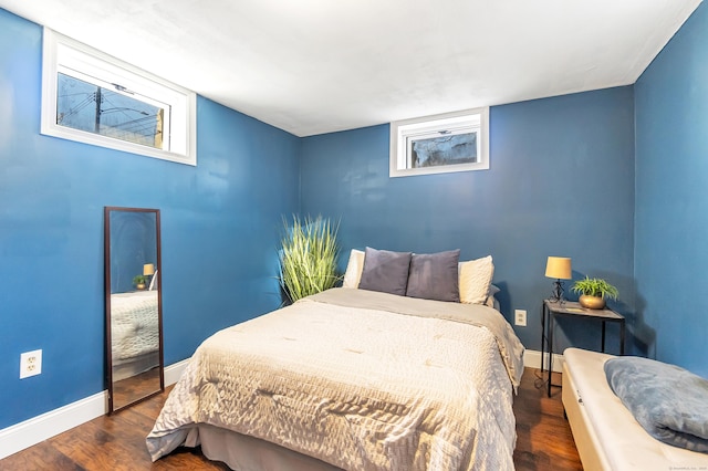 161 Boswell St, Stratford, CT 06615 - bedroom featuring dark wood-style floors and baseboards