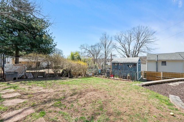 61 Harrington St, Meriden, CT 06451 - view of yard with an outbuilding and a fenced backyard