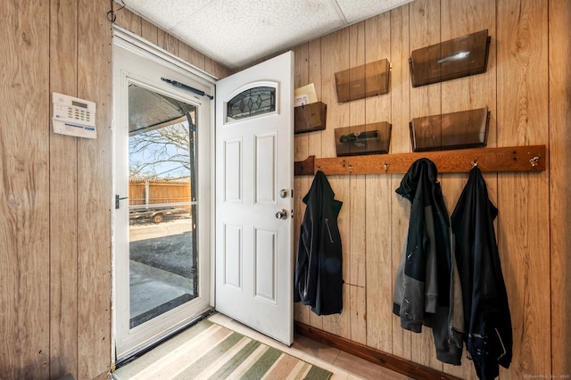 61 Harrington St, Meriden, CT 06451 - mudroom with wood walls