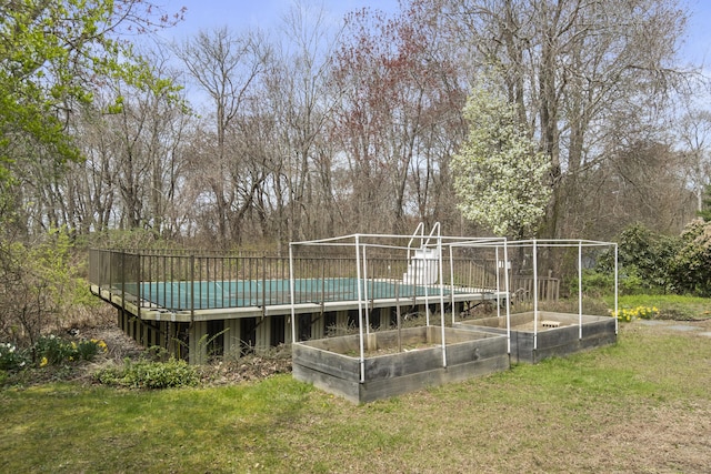 33 Cottage Ln, East Lyme, CT 06357 - view of pool with a yard and a pool
