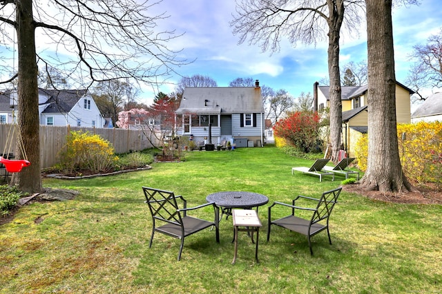 view of yard