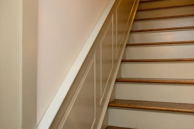 view of stairway