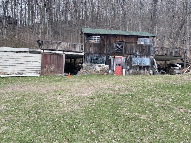 12 Wells Rd, New Milford, CT 06776 - view of outbuilding featuring stairway