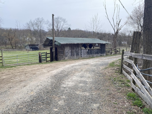 12 Wells Rd, New Milford, CT 06776 - view of dirt / gravel road with a view of countryside