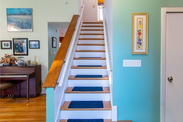 259 Weatherly Trl, Guilford, CT 06437 - stairs with wood finished floors