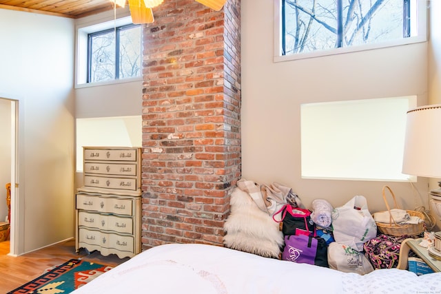 259 Weatherly Trl, Guilford, CT 06437 - bedroom with wood finished floors and a high ceiling