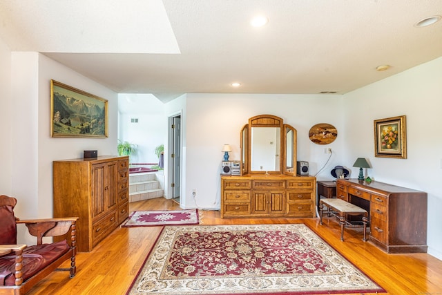 14 Fieldstone Dr, Mansfield, CT 06268 - interior space with light wood-type flooring, recessed lighting, and a skylight