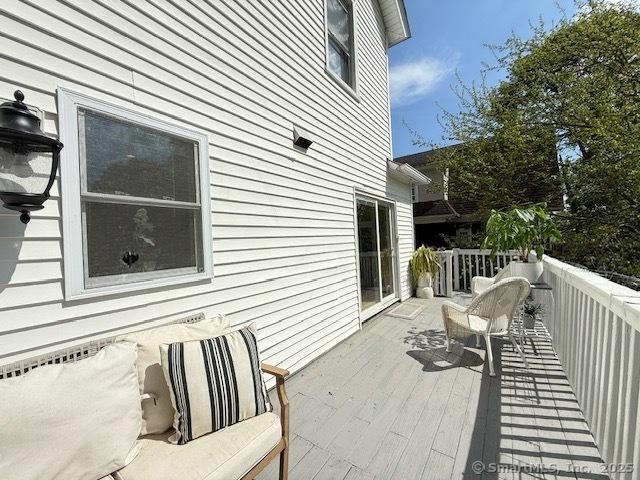 exterior space featuring a deck