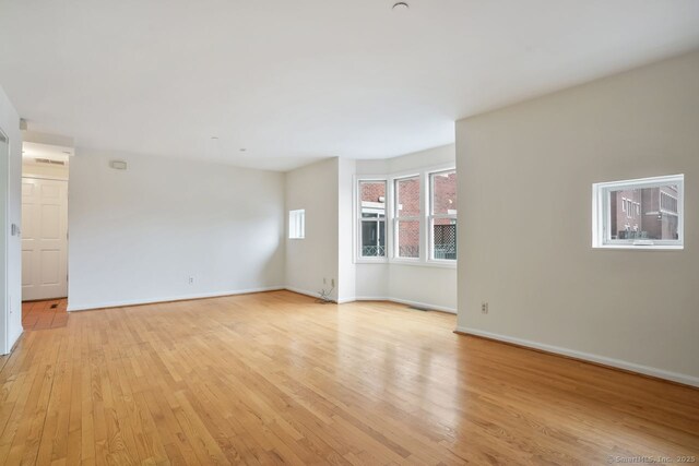 95 Audubon St Unit 222Aka 24, New Haven, CT 06510 - unfurnished room featuring light wood-type flooring and baseboards