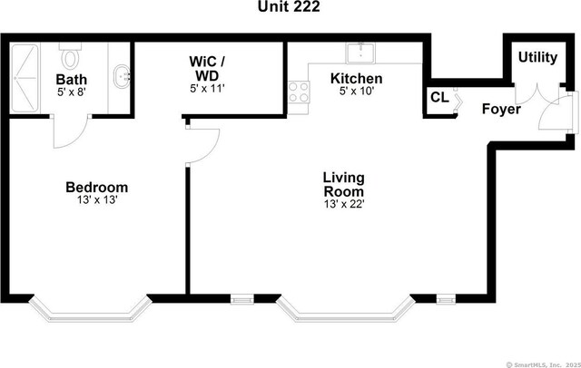 95 Audubon St Unit 222Aka 24, New Haven, CT 06510 - view of layout