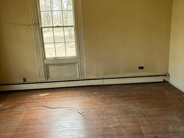 9 Winding Rd, Brookfield, CT 06804 - unfurnished room featuring baseboard heating and hardwood / wood-style floors