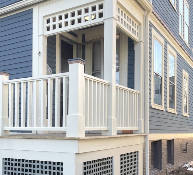 view of side of home