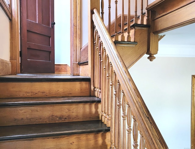 view of staircase