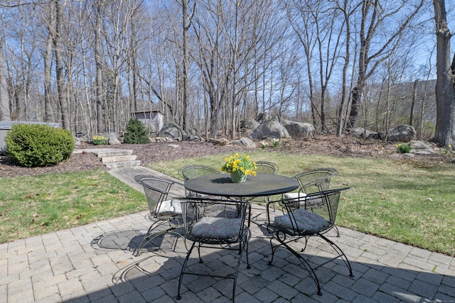 170 Barker Hill Dr, Guilford, CT 06437 - view of patio with outdoor dining space